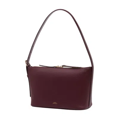 Apc A.p.c. Vera Shoulder Bag In Purple
