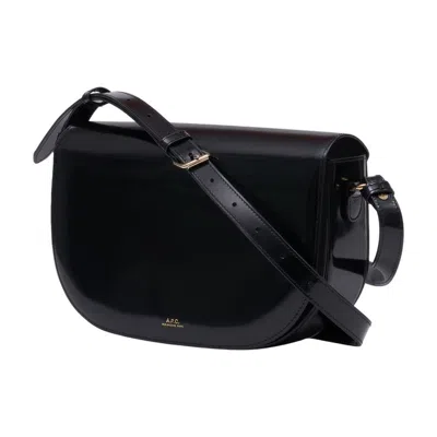 Apc A.p.c. Le B Side Shoulder Bag In Black