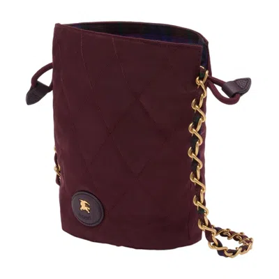 Burberry Mini Chain Crossbody In Red