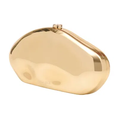 Cult Gaia The Caldera Clutch In Gold