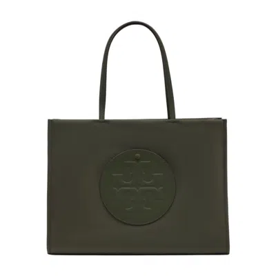 Tory Burch Ella Small Bio Tote Bag In Basil In Black