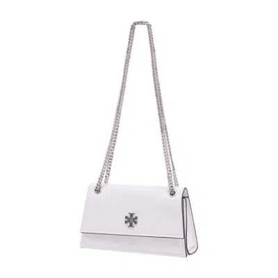 Tory Burch Kira Turnlock Mini Shoulder Bag In White