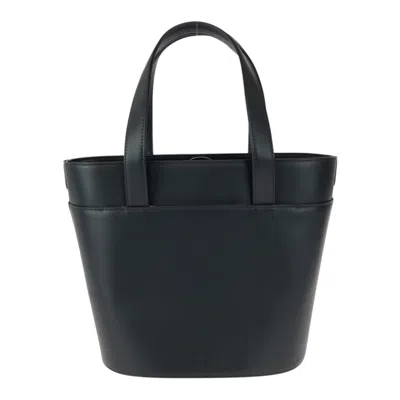 Pre-owned Burberry Black Leather Tote Bag ()