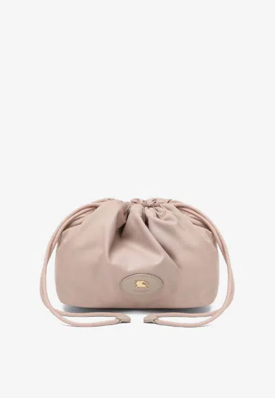 Burberry Reversible Nylon Pouch In Pink