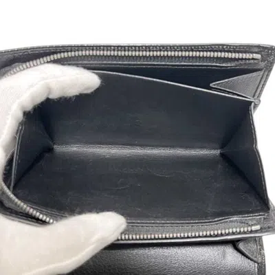 Pre-owned Cartier Black Coated Canvas Wallet (bi-fold) ()