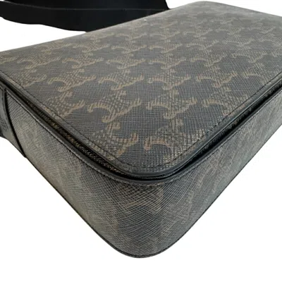 Pre-owned Celine Black Brown Pvc Shoulder Bag () In Multi