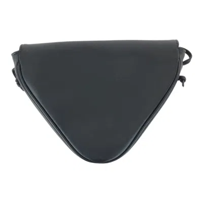 Pre-owned Celine Black White Leather Pochette Shoulder Bag () In Multi