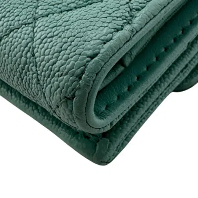 Pre-owned Chanel Boy  Blue Leather Wallet (tri-fold) ()