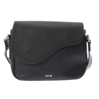 Pre-owned Dior Christian  Black Leather Shoulder Bag ()