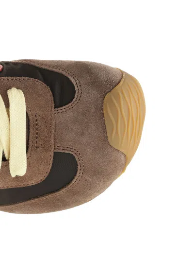 Loewe Multicolor Canvas And Suede Ballet Runner 2.0 Snea In Multi