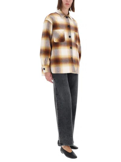 Amish Bottega Veneta Andiamo Long Clutch In Brown