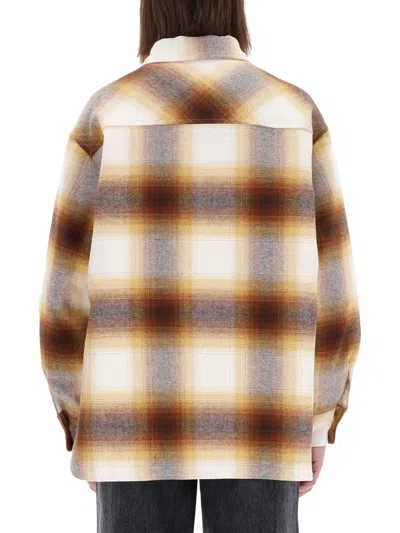 Amish Bottega Veneta Andiamo Long Clutch In Brown