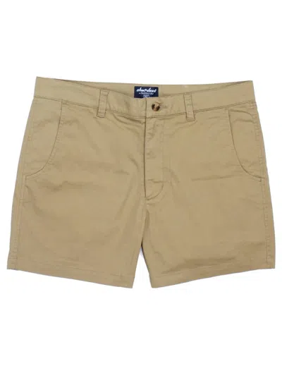 Properly Tied Men's Shordees 5.5" Chino In Camel In Brown