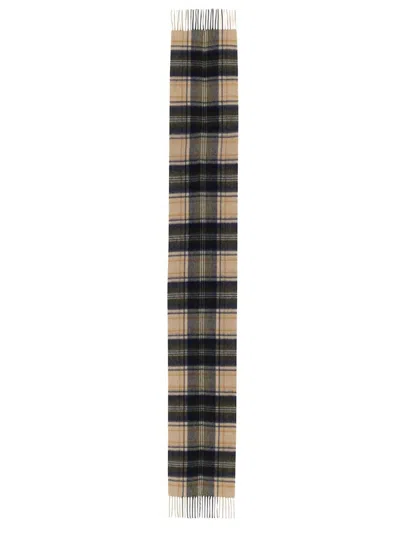 Barbour Scarf With Check Pattern In Brown