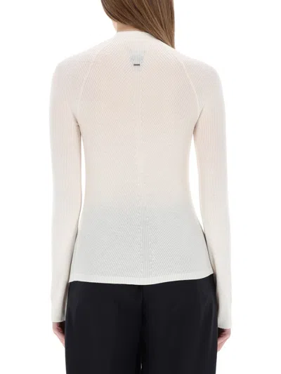 Hugo Boss Max Mara Sportmax Leather Borel Shirt In Black