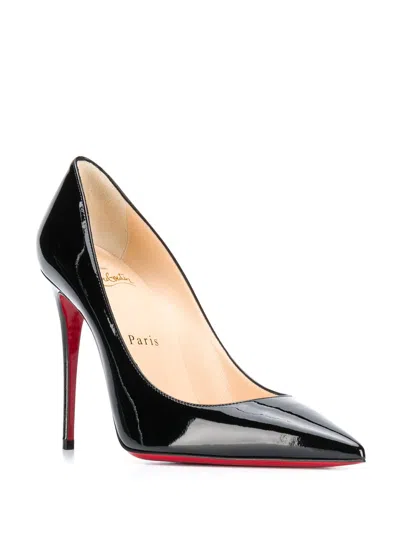 Christian Louboutin So Kate Patent Pointed-toe Red Sole Pump In Black