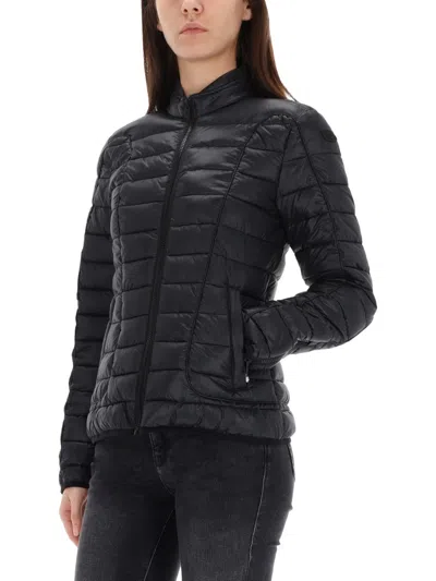 Diesel Woman Puffer Black Size 10 Polyester In Black