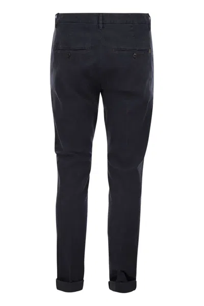 Dondup Gaubert Trousers Featuring Pockets In Black