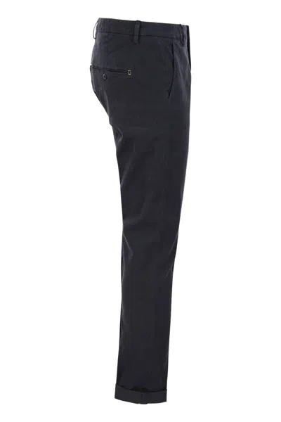 Dondup Gaubert Trousers Featuring Pockets In Black