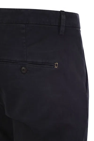 Dondup Gaubert Trousers Featuring Pockets In Black