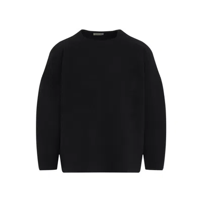Fear Of God Ottoman Straight Neck Pullover In Metallic