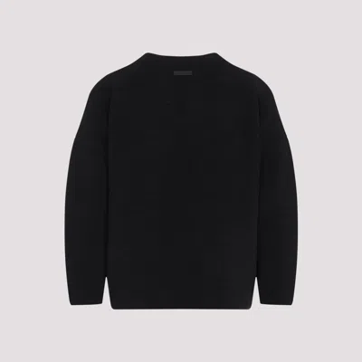 Fear Of God Ottoman Straight Neck Pullover In Metallic