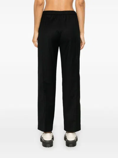 Fabiana Filippi Viscose Linen Straight Leg Trousers In Multi