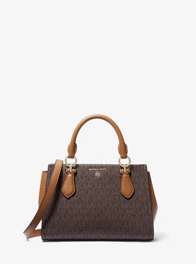 Michael Kors Marilyn Small Logo Crossbody Bag In Gray