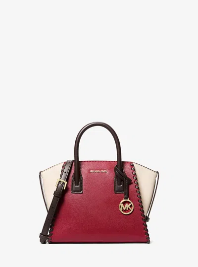 Michael Kors Outlet Avril Small Leather Satchel In Multi