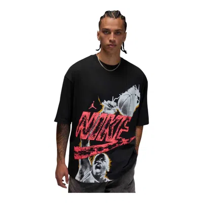 Jordan Mj Reissue Oversize Graphic T-shirt In Black
