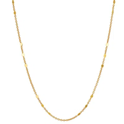 Satya Jewelry Twinkling Light Gold Choker Necklace In Gold