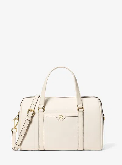 Michael Kors Outlet Jet Set Medium Satchel In Neutral