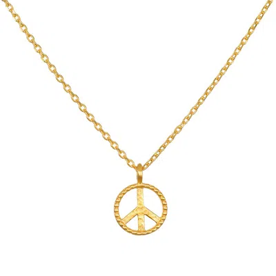 Satya Jewelry In Pursuit Of Peace Necklace In Gold