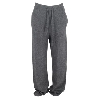Isabel Marant Drawstring Straight-leg Lounge Pants In Grey Wool In Gray