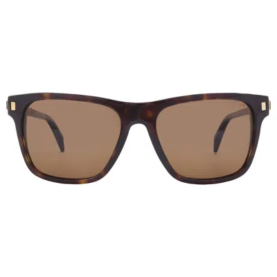 Chopard Brown Square Men's Sunglasses Sch312 722p 55 In Brown