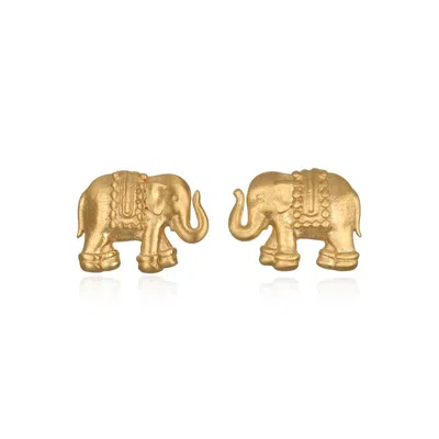 Satya Jewelry Sacred Shelter Earrings In Gold