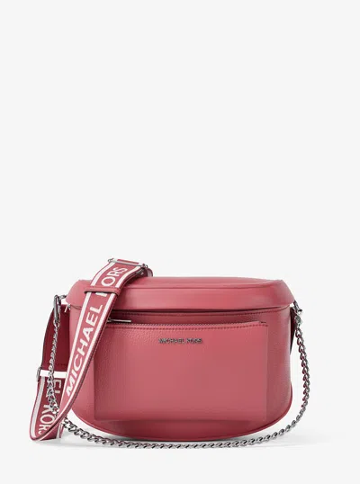 Michael Kors Outlet Slater Medium Sling Pack In Pink