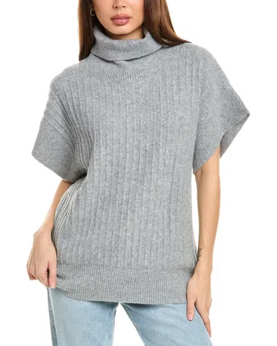 Gracia Turtleneck Wool-blend Sweater In Blue