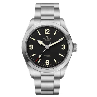 Tudor Men's Ranger Black Dial Watch In Metallic