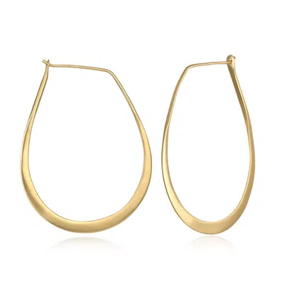 Satya Jewelry Minimalist Gold Hoop Earrings In Gold