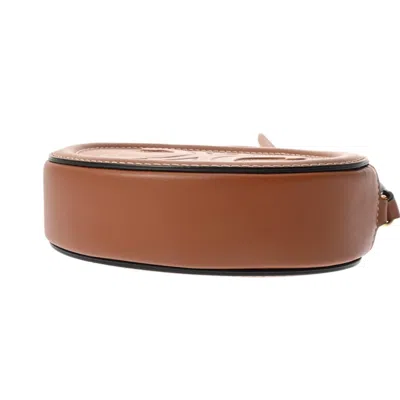 Pre-owned Celine Beige Brown Brown Leather Shoulder Bag ()