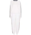 OLIVIA VON HALLE Missy silk and cashmere tracksuit