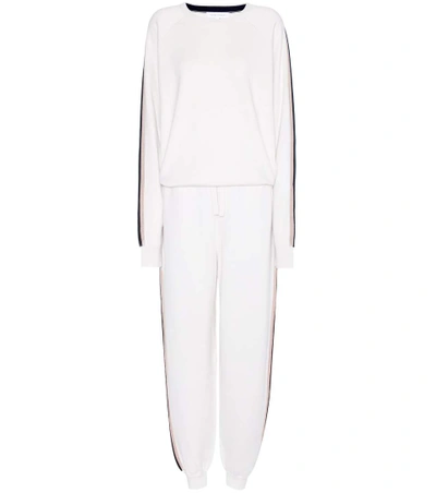 Shop Olivia Von Halle Missy Silk And Cashmere Tracksuit In Moscow