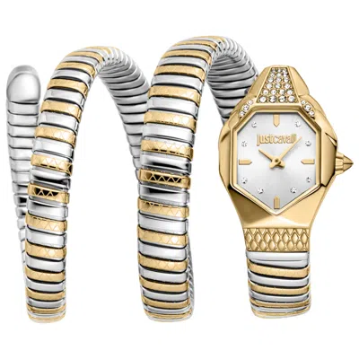 Just Cavalli Snake Women's Watch In Gold