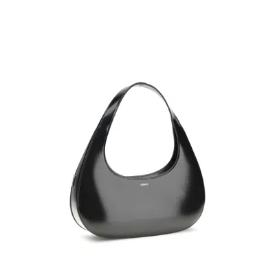 Coperni Black Leather Shoulder Bag In Black
