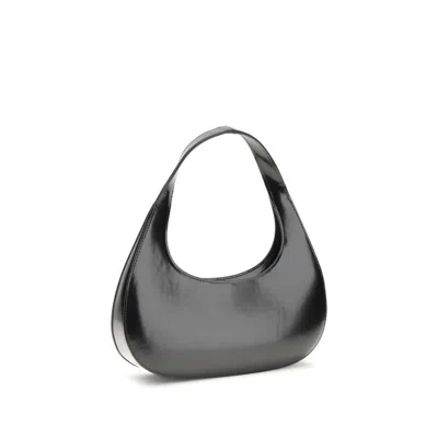 Coperni Black Leather Shoulder Bag In Black