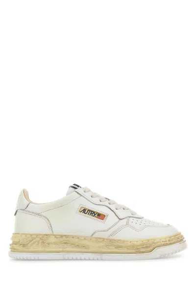 Autry X Mihara Yasuhiro Medalist Super Vintage Sneakers In White
