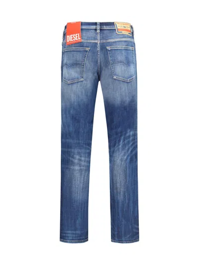 Diesel Jeans With Belt Loops In Blue