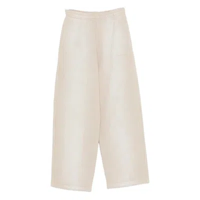 Alexander Wang Logo-print Track Pants In Neutral
