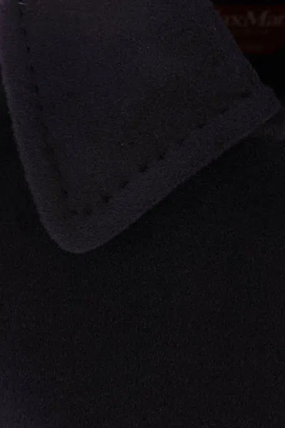 Max Mara Studio Coats In Blue